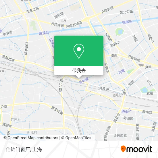 伯锦门窗厂地图