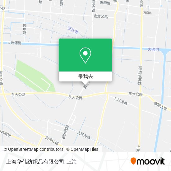 上海华伟纺织品有限公司地图