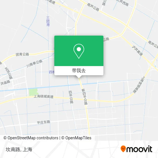 坎南路地图
