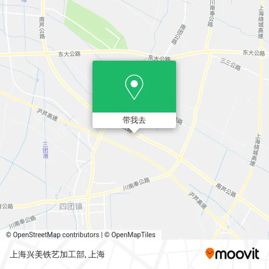 上海兴美铁艺加工部地图