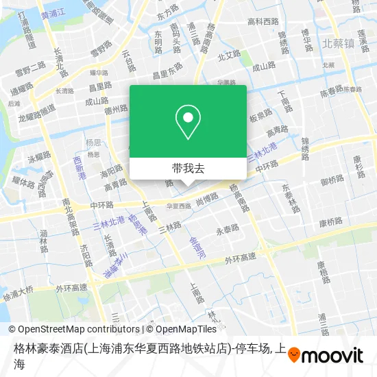 格林豪泰酒店(上海浦东华夏西路地铁站店)-停车场地图