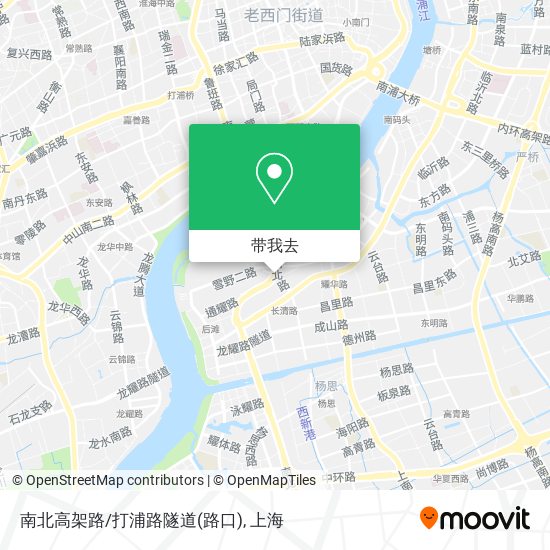 南北高架路/打浦路隧道(路口)地图