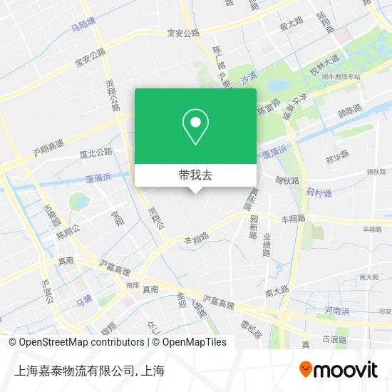 上海嘉泰物流有限公司地图