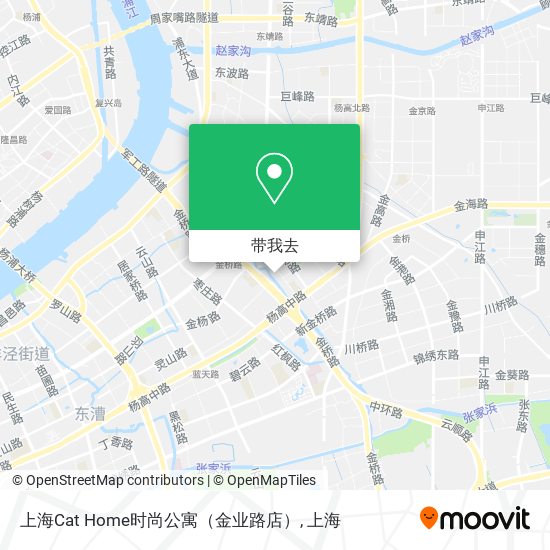 上海Cat Home时尚公寓（金业路店）地图