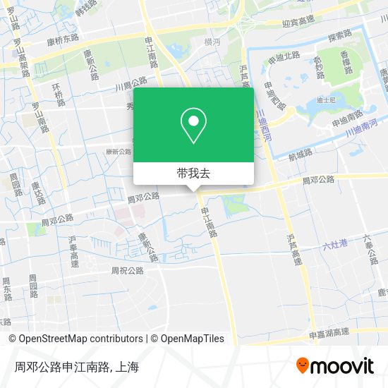 周邓公路申江南路地图
