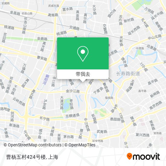 曹杨五村424号楼地图