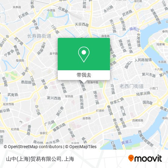 山中(上海)贸易有限公司地图