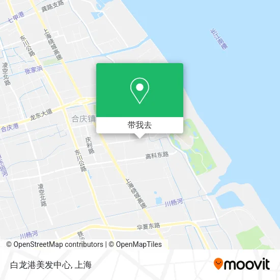 白龙港美发中心地图
