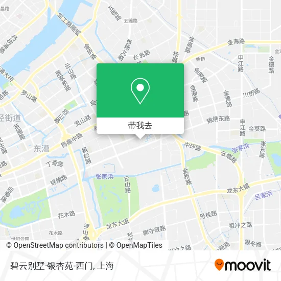 碧云别墅·银杏苑-西门地图