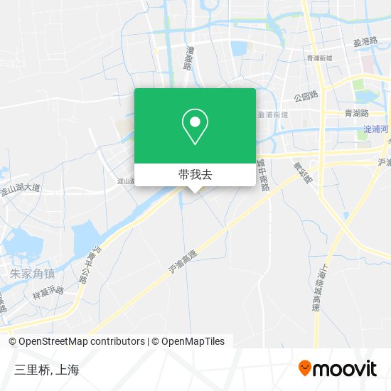 三里桥地图