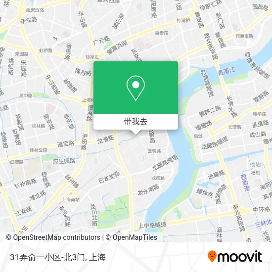 31弄俞一小区-北3门地图