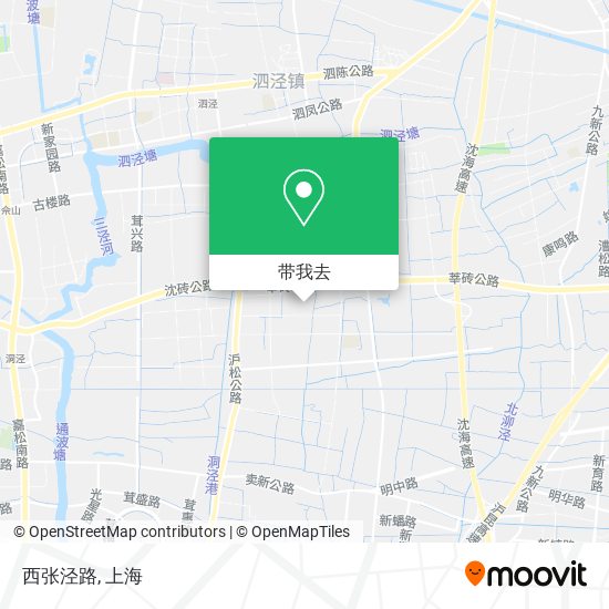 西张泾路地图
