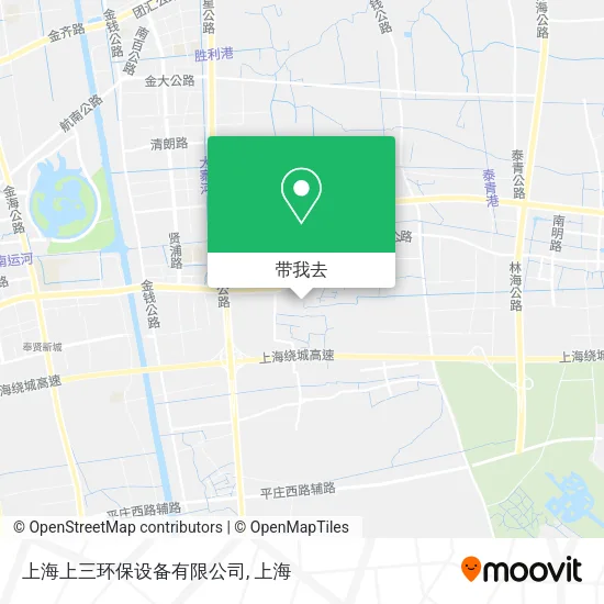 上海上三环保设备有限公司地图