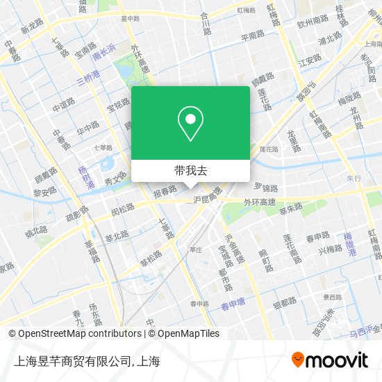 上海昱芊商贸有限公司地图