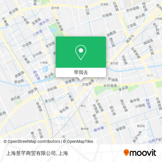 上海昱芊商贸有限公司地图