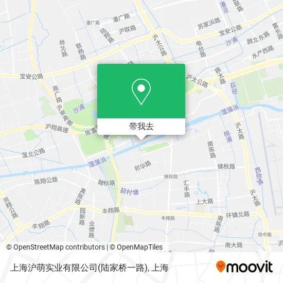 上海沪萌实业有限公司(陆家桥一路)地图