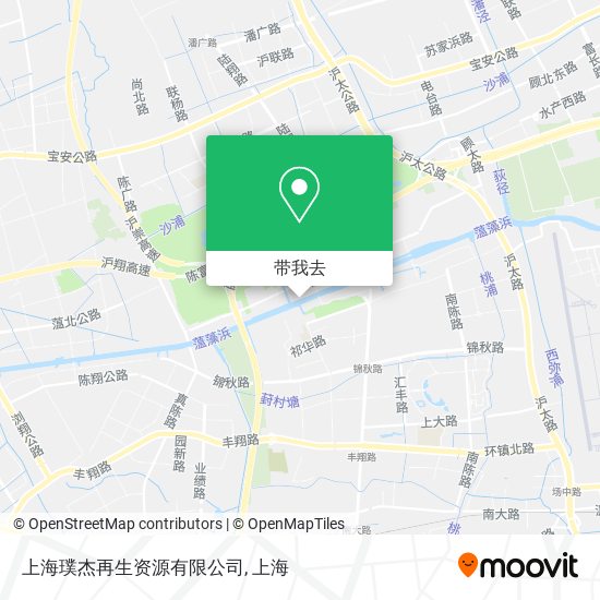 上海璞杰再生资源有限公司地图