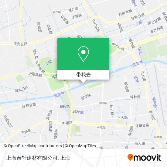 上海泰轩建材有限公司地图