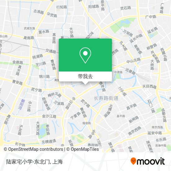 陆家宅小学-东北门地图