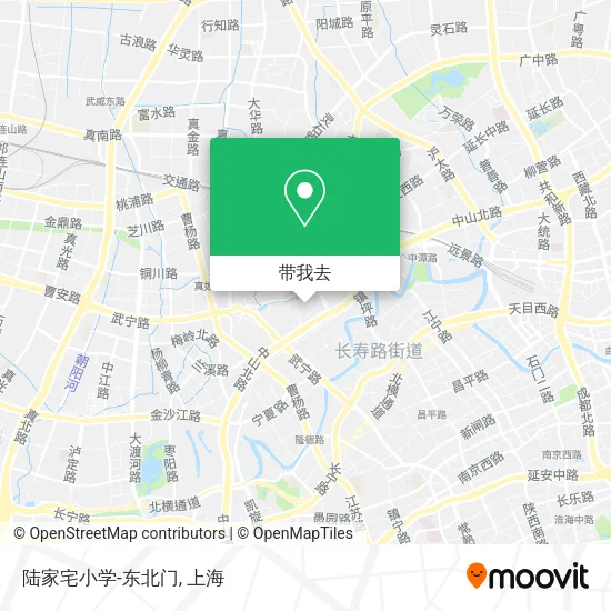 陆家宅小学-东北门地图