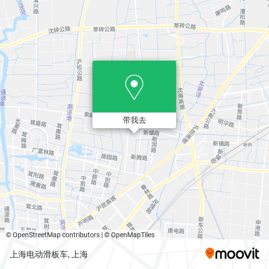 上海电动滑板车地图