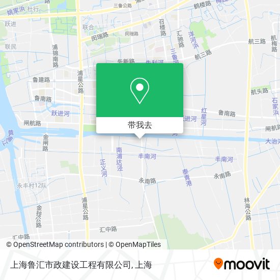 上海鲁汇市政建设工程有限公司地图