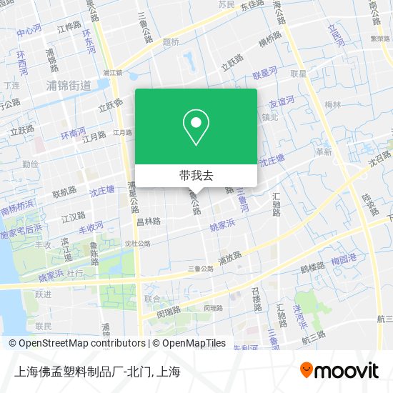 上海佛孟塑料制品厂-北门地图