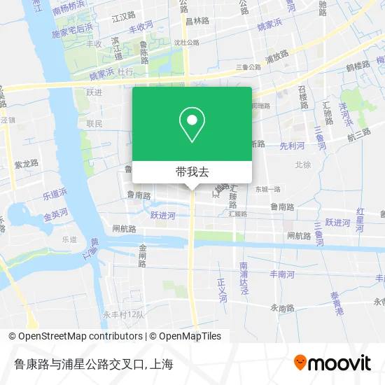 鲁康路与浦星公路交叉口地图
