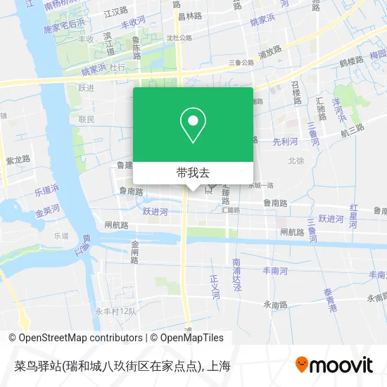 菜鸟驿站(瑞和城八玖街区在家点点)地图
