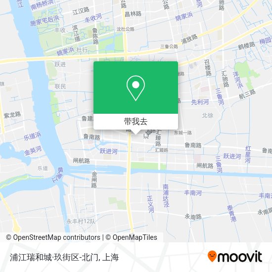 浦江瑞和城·玖街区-北门地图
