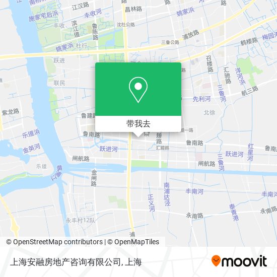 上海安融房地产咨询有限公司地图