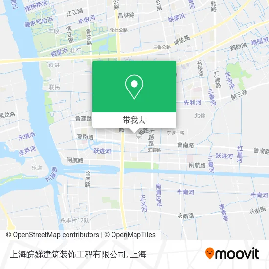 上海皖娣建筑装饰工程有限公司地图