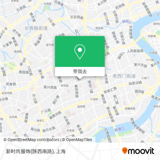 新时尚服饰(陕西南路)地图