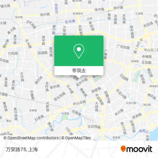 万荣路75地图