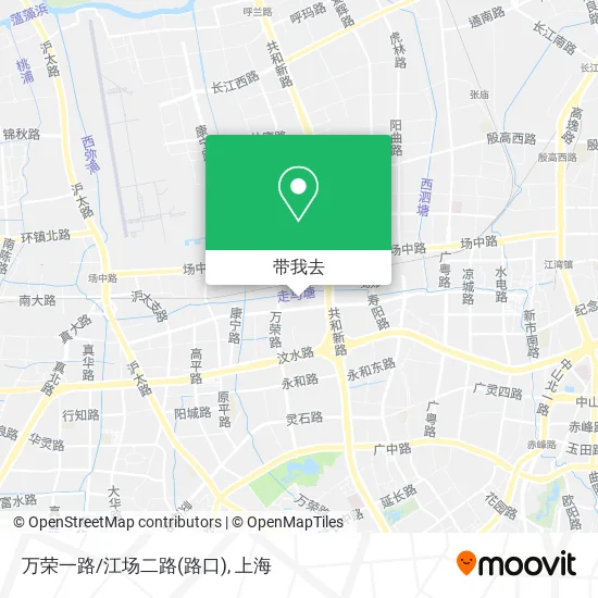 万荣一路/江场二路(路口)地图