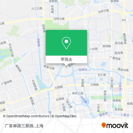 广富林路三新路地图