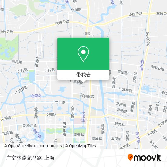 广富林路龙马路地图