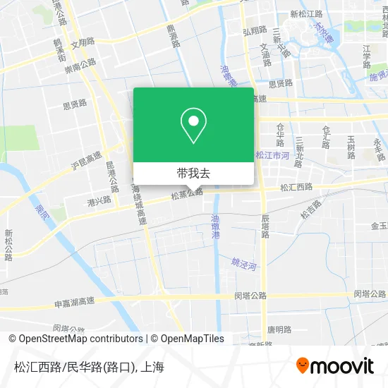 松汇西路/民华路(路口)地图