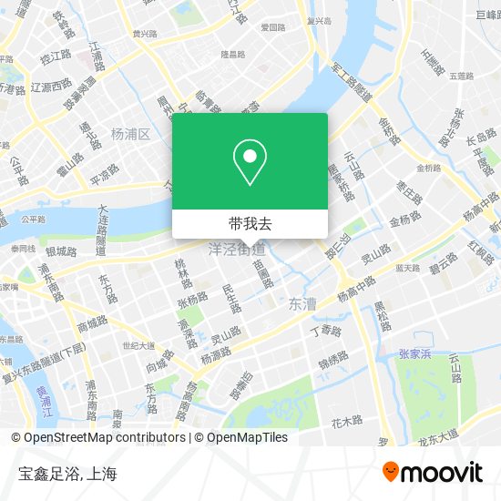 宝鑫足浴地图