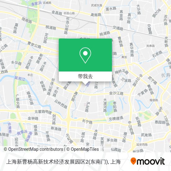 上海新曹杨高新技术经济发展园区2(东南门)地图