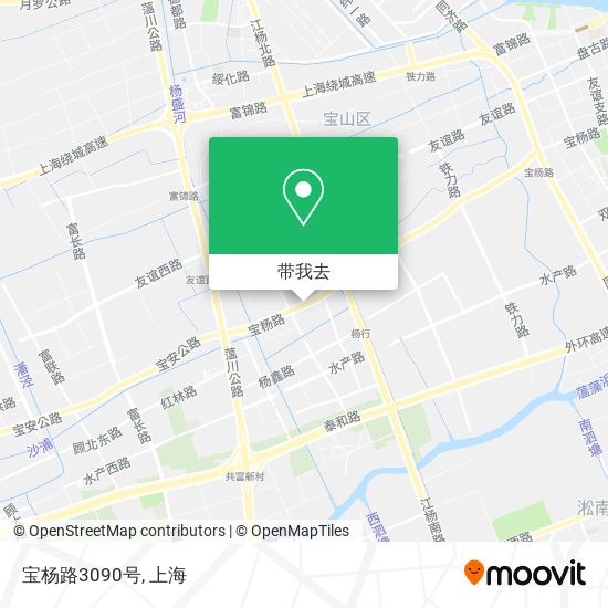宝杨路3090号地图
