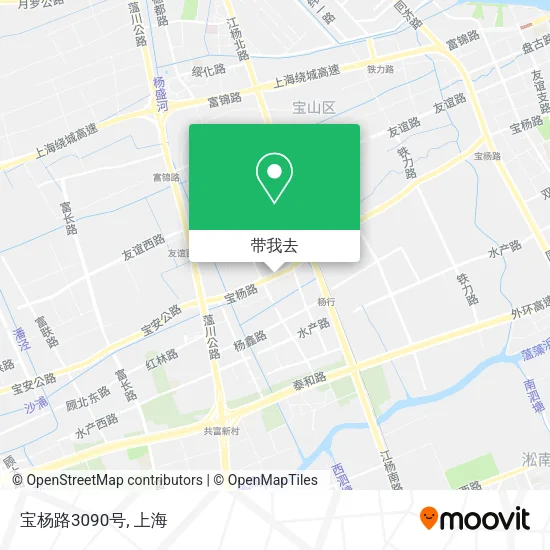 宝杨路3090号地图