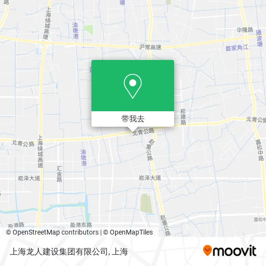 上海龙人建设集团有限公司地图