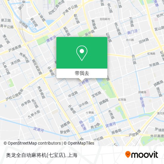 奥龙全自动麻将机(七宝店)地图