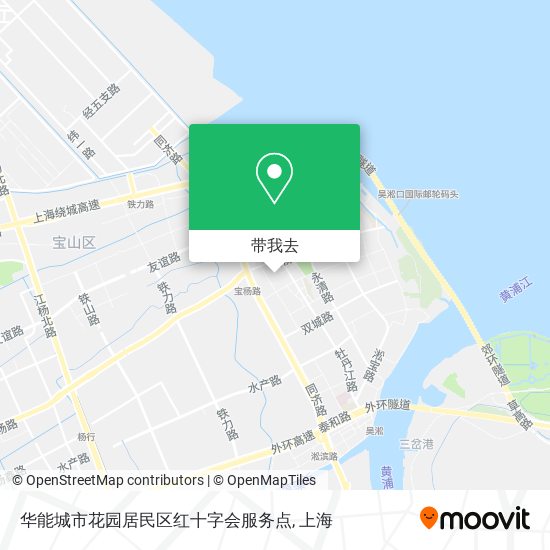 华能城市花园居民区红十字会服务点地图