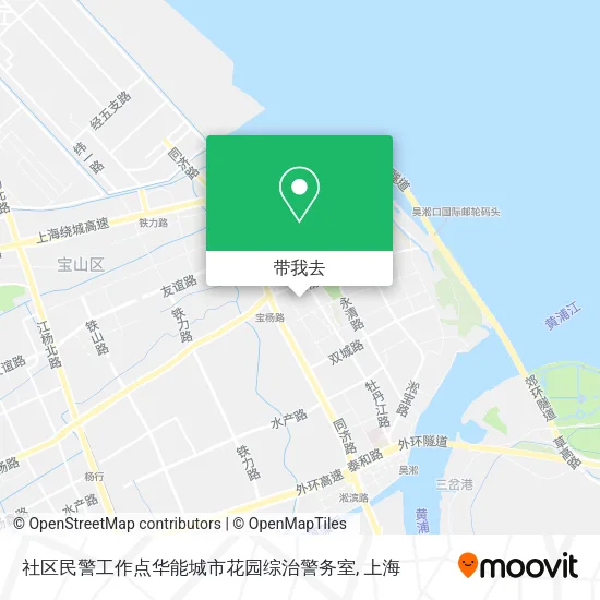 社区民警工作点华能城市花园综治警务室地图