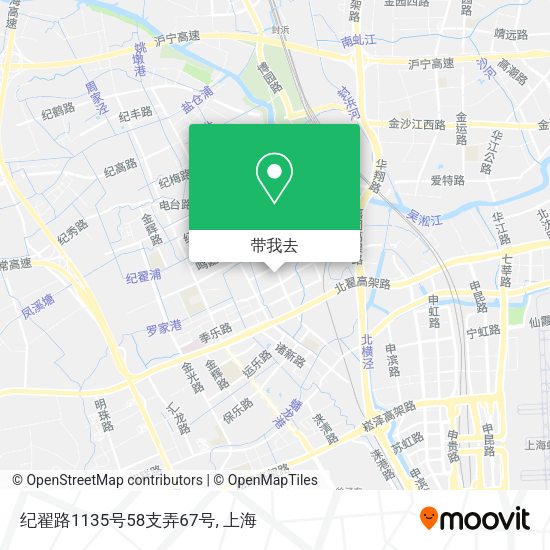 纪翟路1135号58支弄67号地图