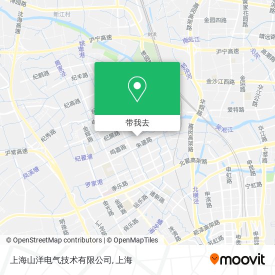 上海山洋电气技术有限公司地图