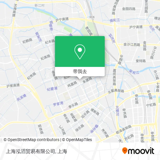 上海泓滔贸易有限公司地图