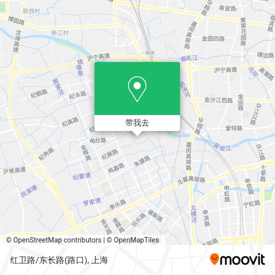 红卫路/东长路(路口)地图